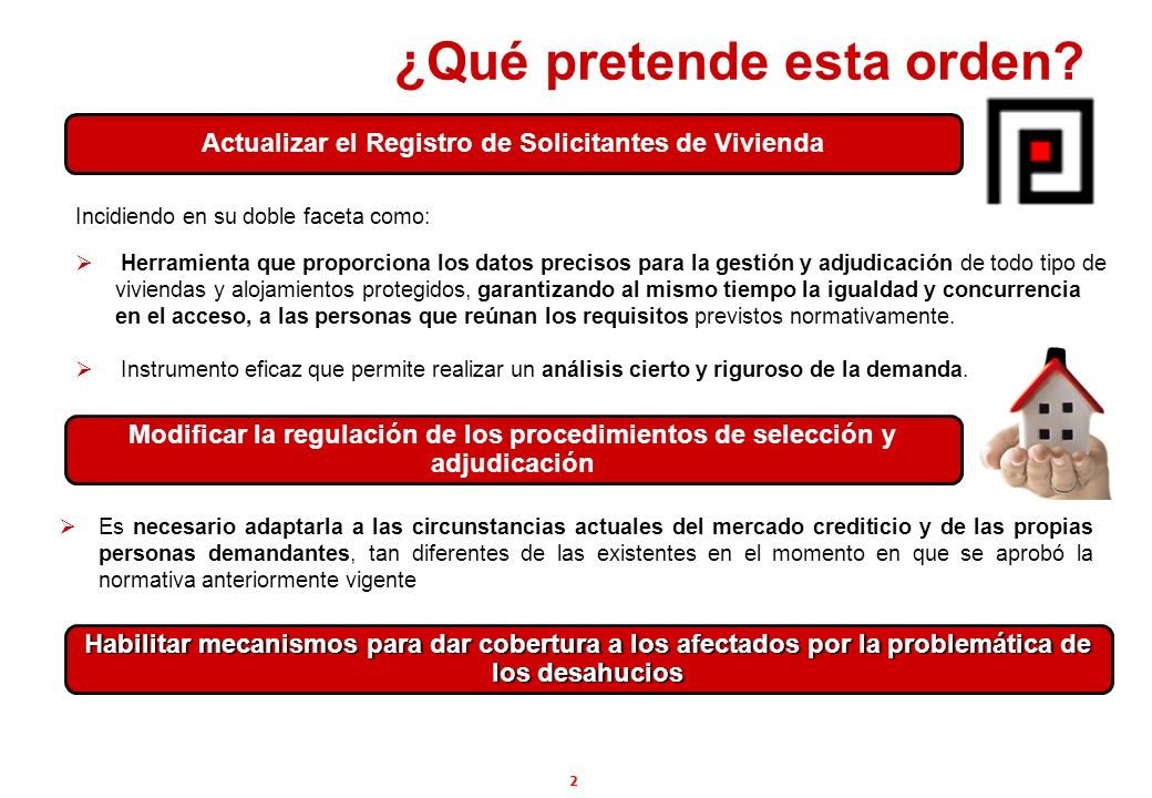 Actualizar el Registro de Solicitantes de Vivienda
