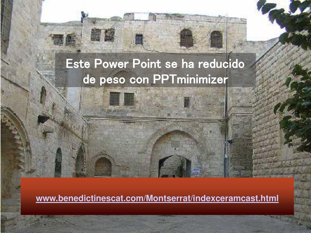 Este Power Point se ha reducido de peso con PPTminimizer