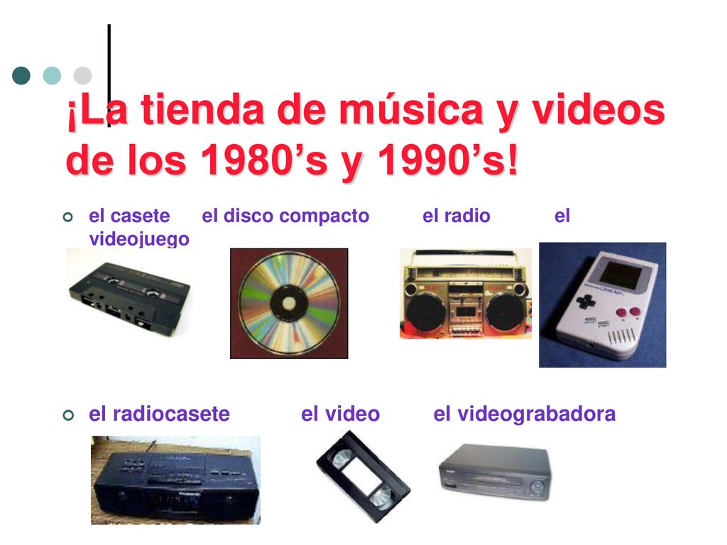 ¡La tienda de música y videos de los 1980’s y 1990’s!