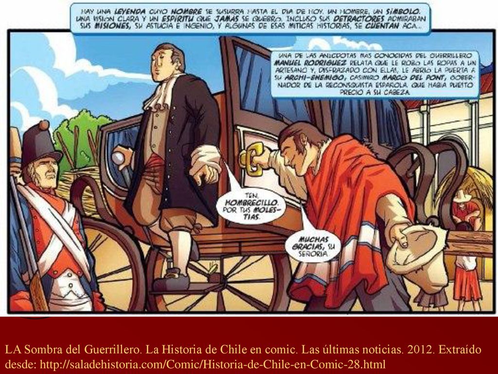 LA Sombra del Guerrillero. La Historia de Chile en comic