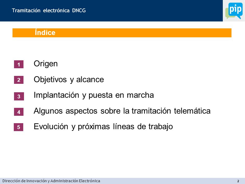 Tramitación electrónica DNCG