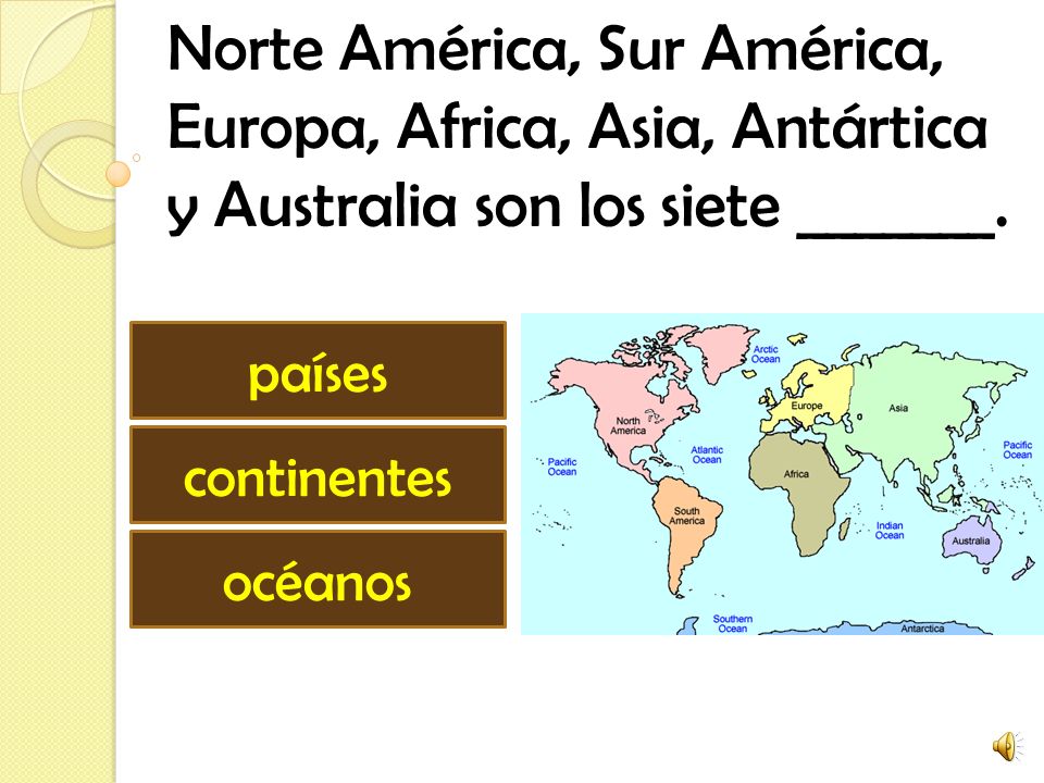 Norte América, Sur América,