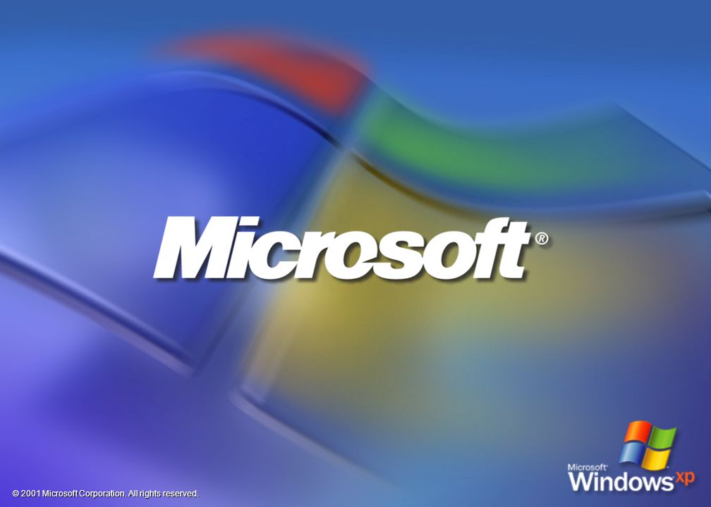 © 2001 Microsoft Corporation. All rights reserved.