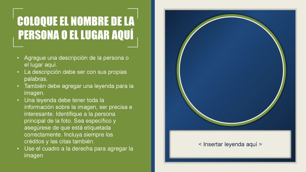 COLOQUE EL NOMBRE DE LA PERSONA O EL LUGAR AQUÍ