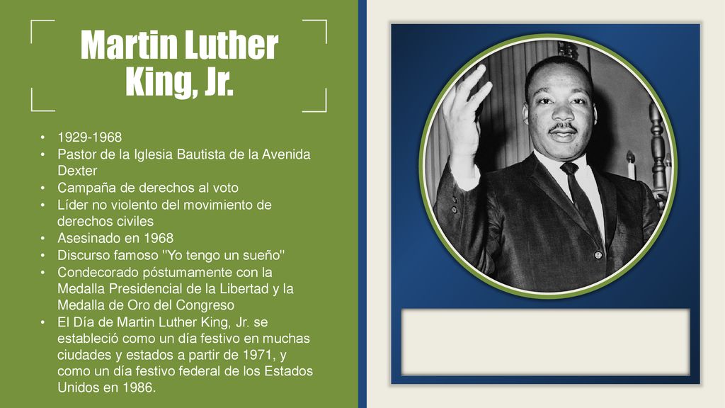 Martin Luther King, Jr Pastor de la Iglesia Bautista de la Avenida Dexter. Campaña de derechos al voto.