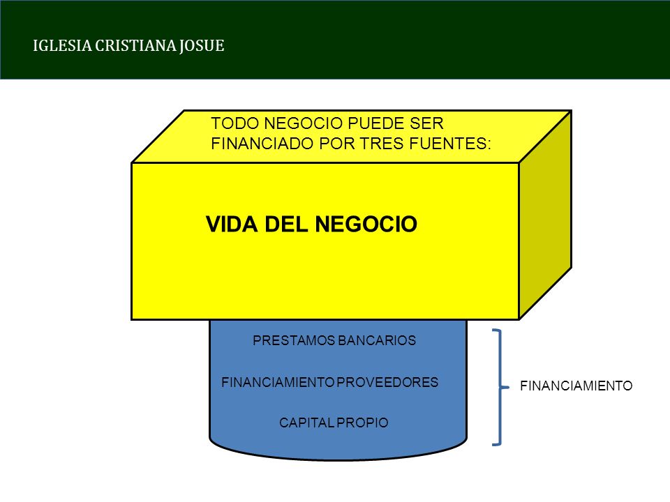 VIDA DEL NEGOCIO TODO NEGOCIO PUEDE SER FINANCIADO POR TRES FUENTES: