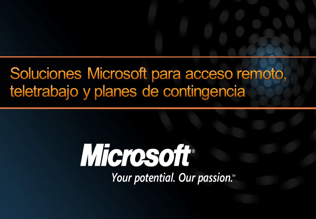 Soluciones Microsoft para acceso remoto, teletrabajo y planes de contingencia