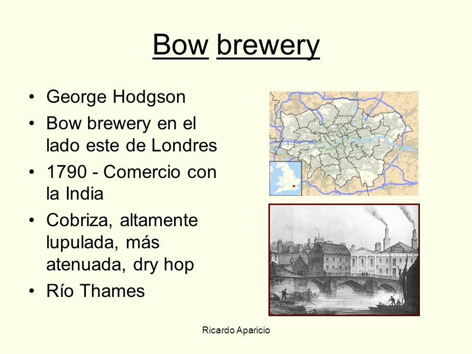 Bow brewery George Hodgson Bow brewery en el lado este de Londres