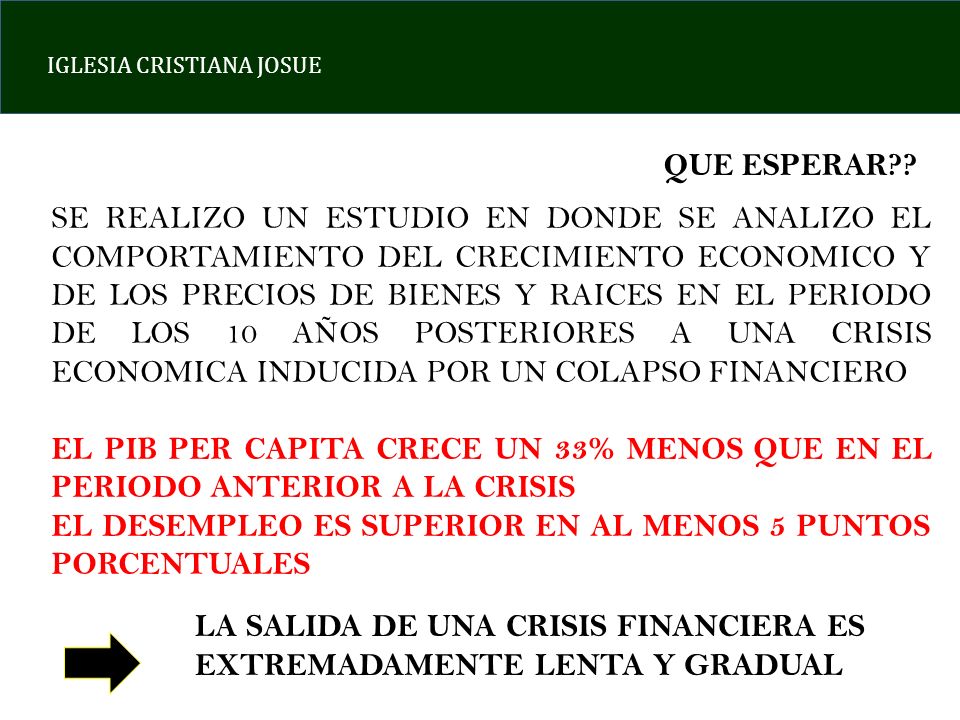 QUE ESPERAR