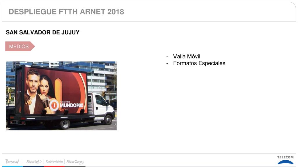 DESPLIEGUE FTTH ARNET 2018 SAN SALVADOR DE JUJUY Valla Móvil