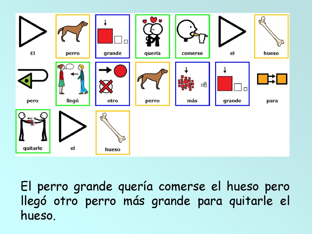 El perro grande quería comerse el hueso pero llegó otro perro más grande para quitarle el hueso.