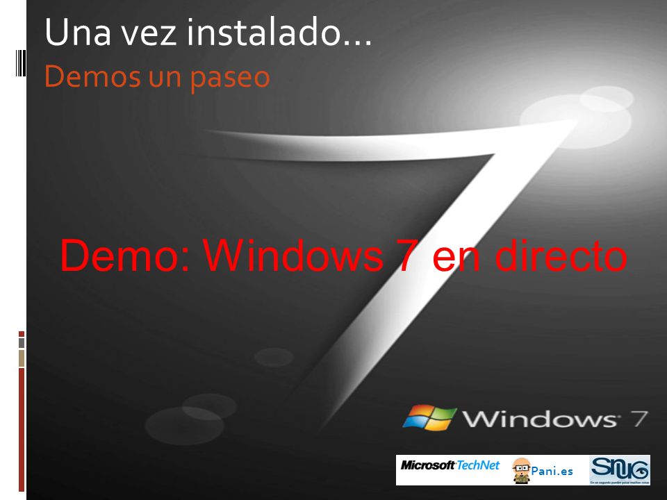 Demo: Windows 7 en directo