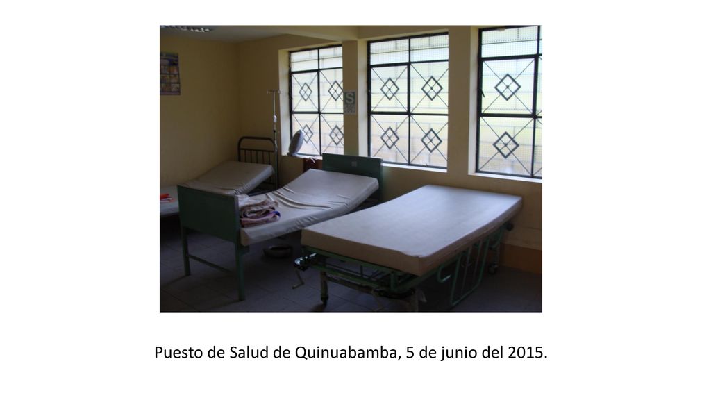 Puesto de Salud de Quinuabamba, 5 de junio del 2015.