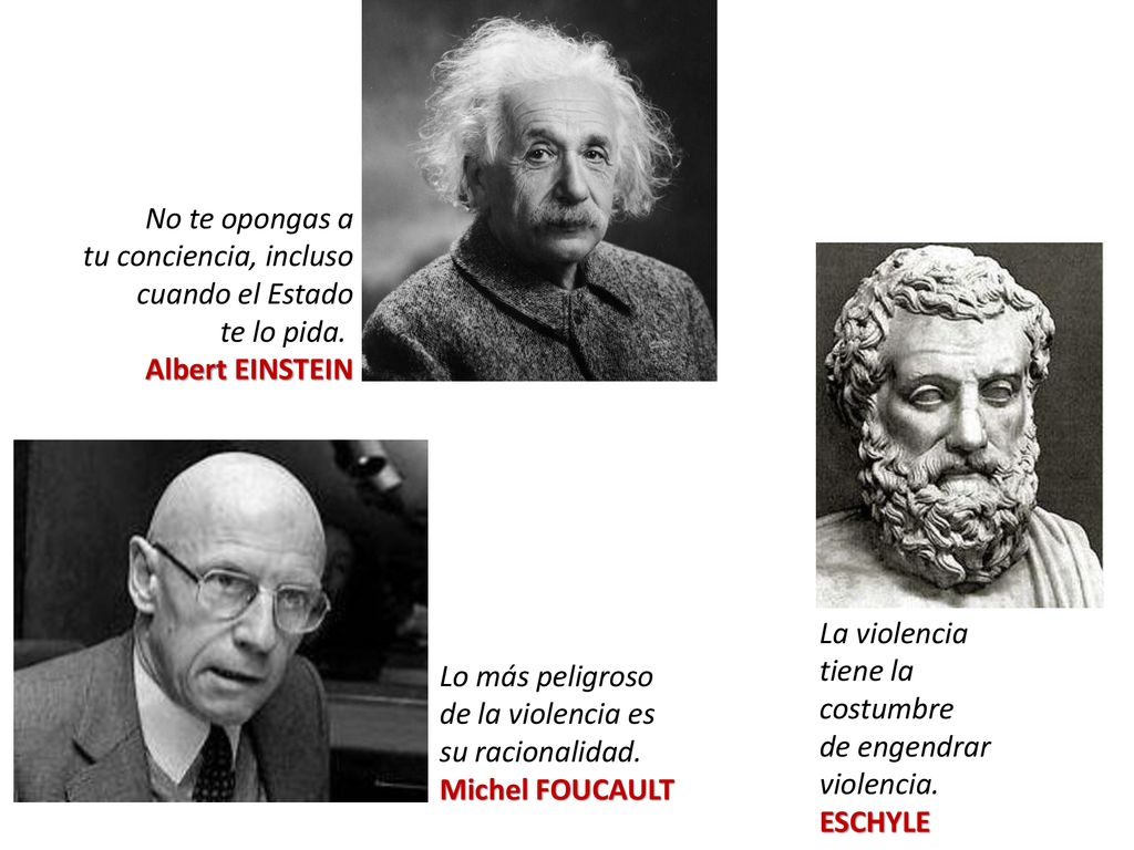 No te opongas a tu conciencia, incluso cuando el Estado te lo pida