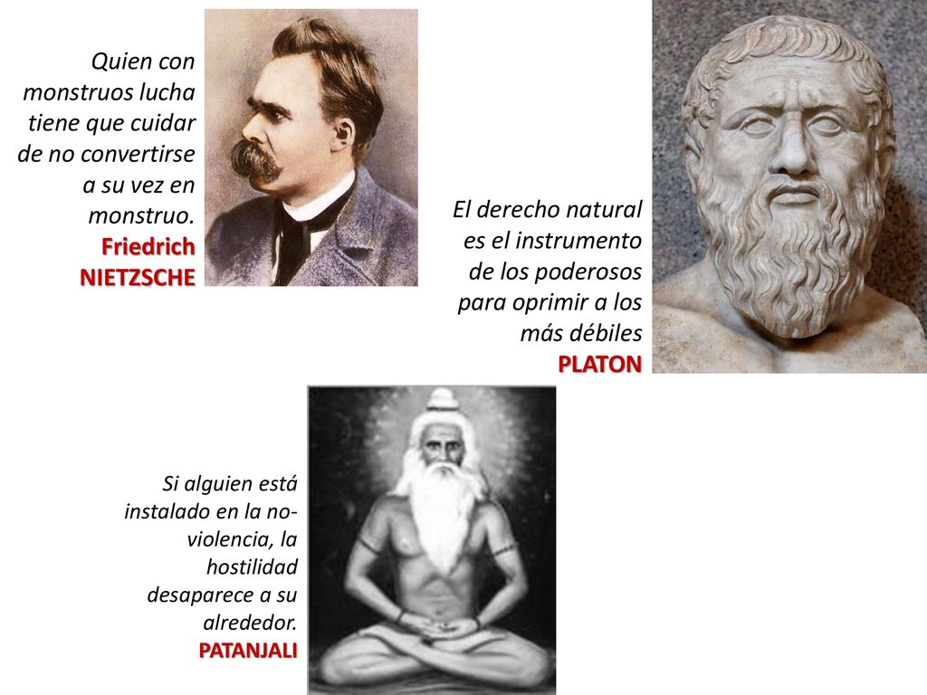 Quien con monstruos lucha tiene que cuidar de no convertirse a su vez en monstruo. Friedrich NIETZSCHE