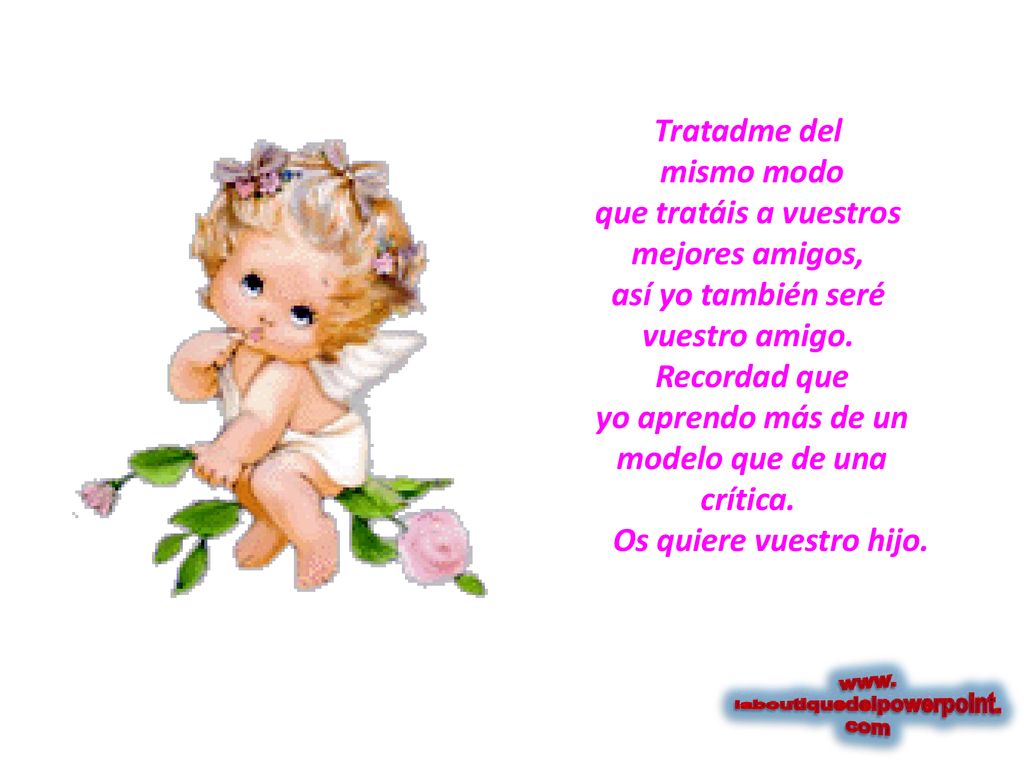 así yo también seré vuestro amigo. modelo que de una crítica.