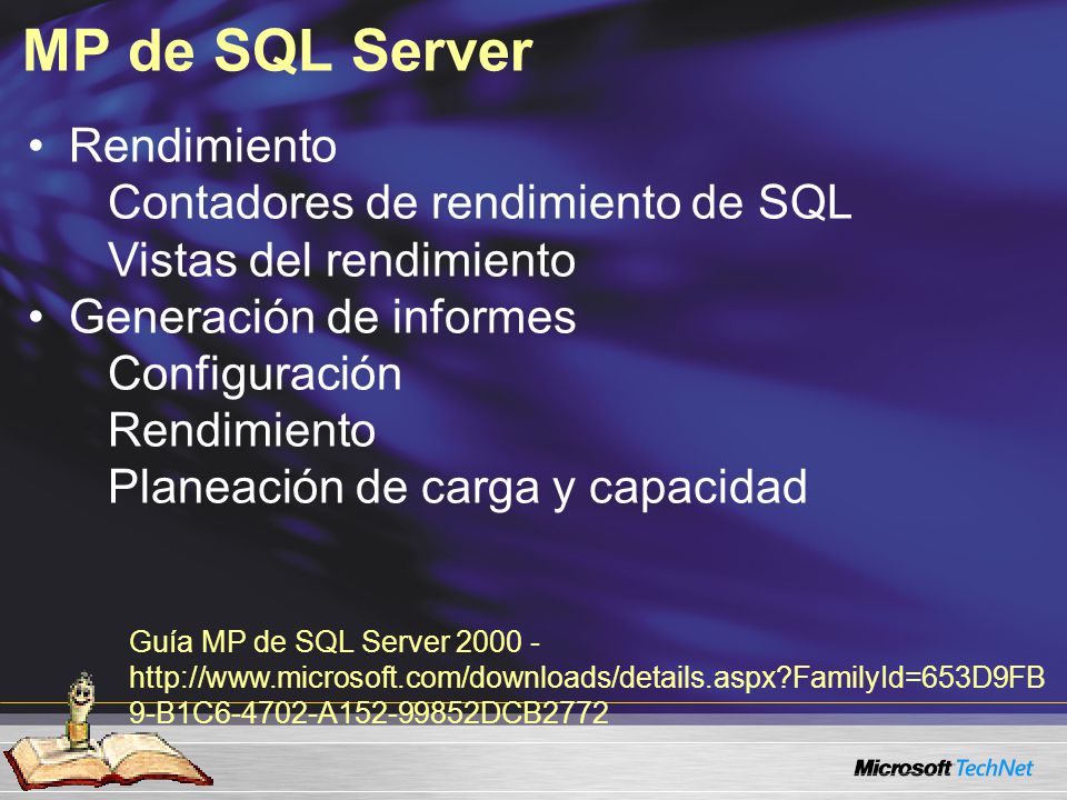 MP de SQL Server Rendimiento Contadores de rendimiento de SQL