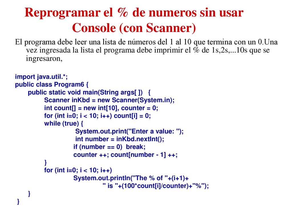 Leyendo strings de la línea de comandos - ppt descargar
