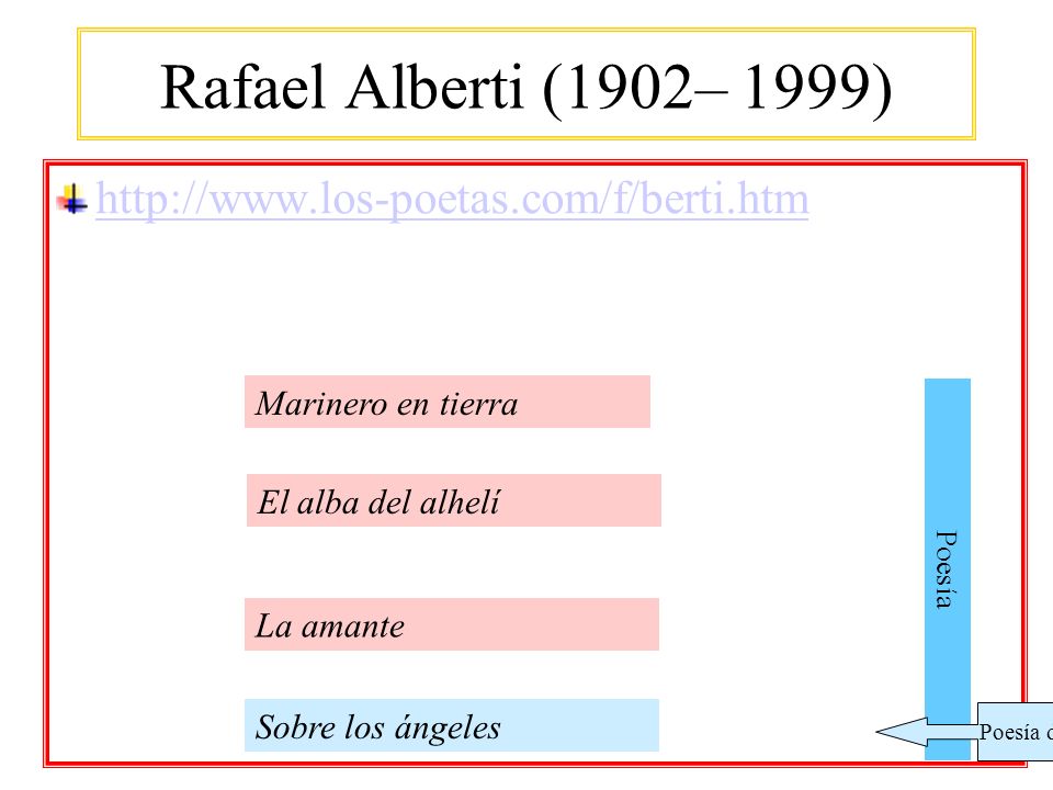 Rafael Alberti (1902– 1999)