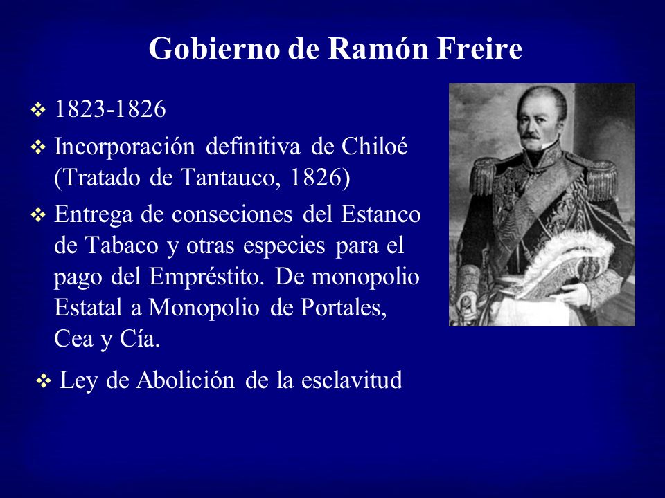Gobierno de Ramón Freire
