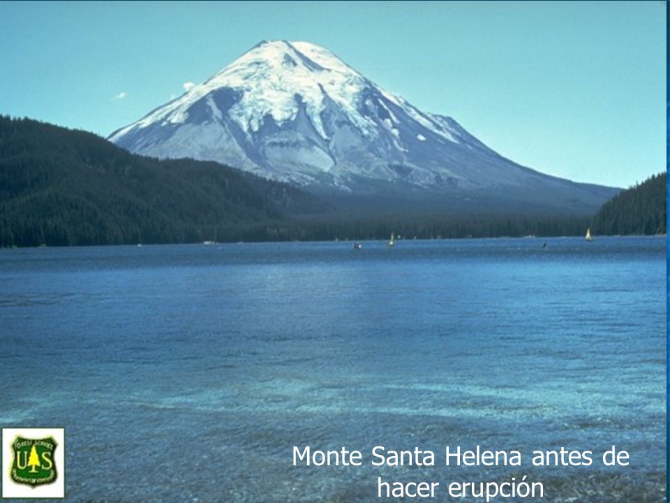 Monte Santa Helena antes de hacer erupción