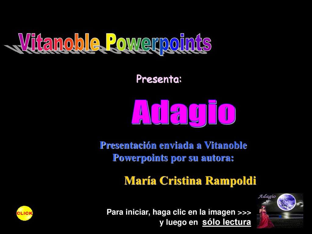 Presentación enviada a Vitanoble Powerpoints por su autora: