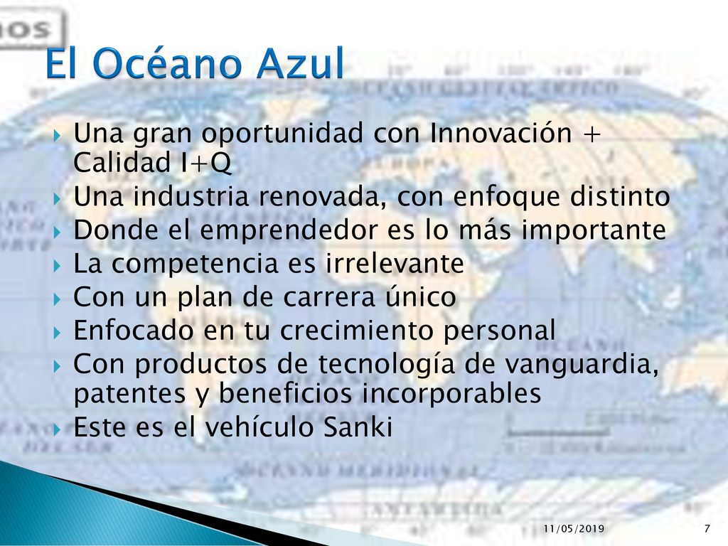 El Océano Azul Una gran oportunidad con Innovación + Calidad I+Q