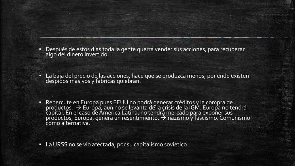 Después de estos días toda la gente querrá vender sus acciones, para recuperar algo del dinero invertido.