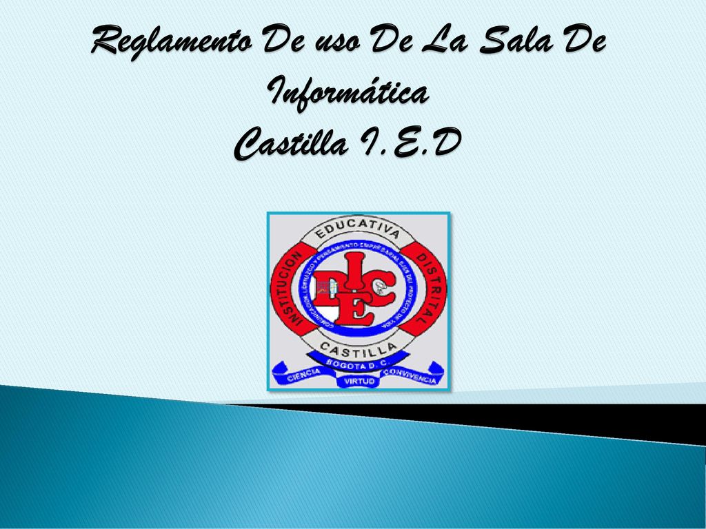 Reglamento De uso De La Sala De Informática Castilla I.E.D