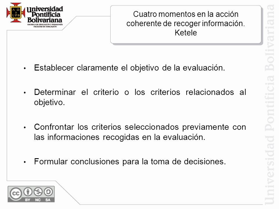 Cuatro momentos en la acción coherente de recoger información. Ketele