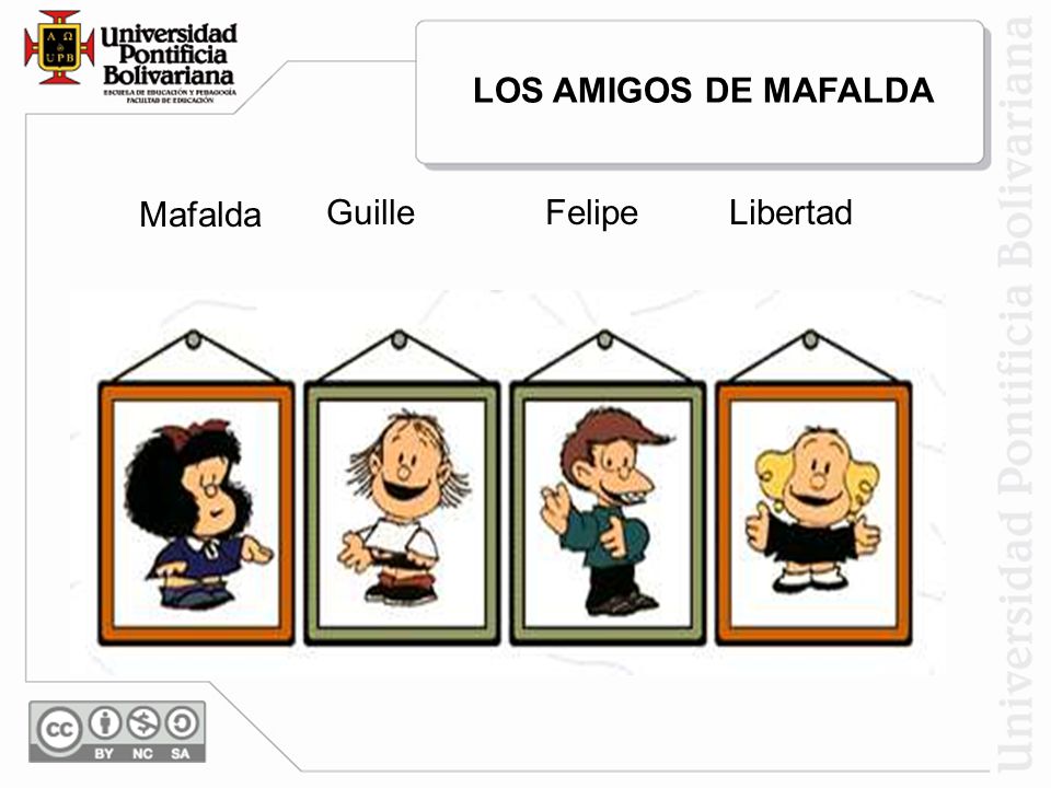 LOS AMIGOS DE MAFALDA Mafalda Guille Felipe Libertad