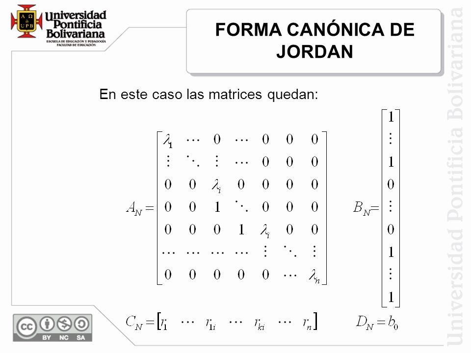 FORMA CANÓNICA DE JORDAN