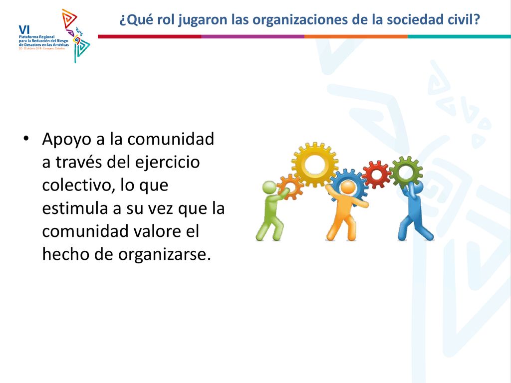 ¿Qué rol jugaron las organizaciones de la sociedad civil
