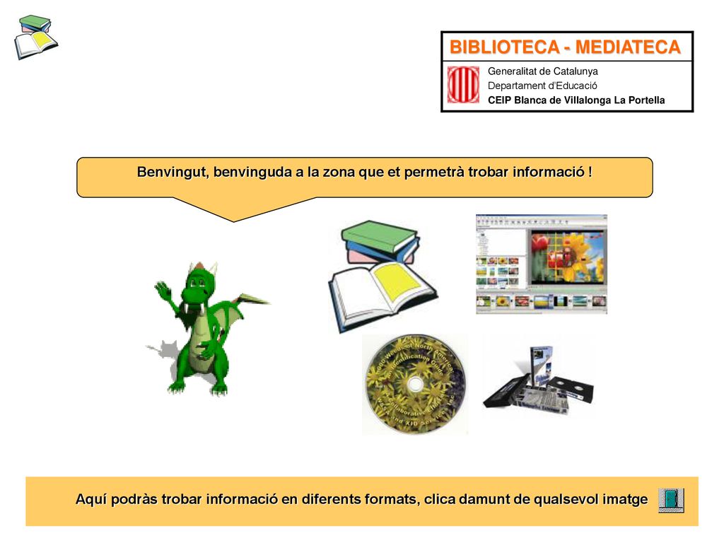 Benvingut, benvinguda a la zona que et permetrà trobar informació !