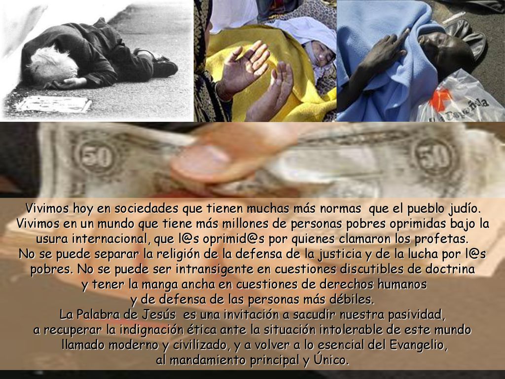 Vivimos hoy en sociedades que tienen muchas más normas que el pueblo judío.