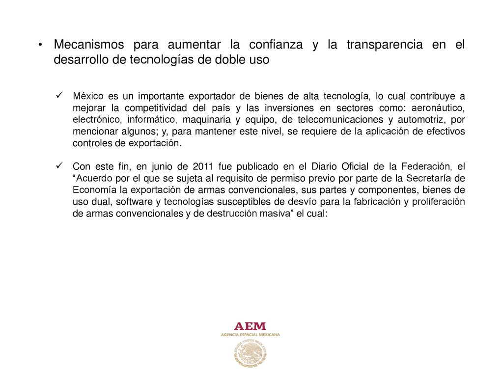 Mecanismos para aumentar la confianza y la transparencia en el desarrollo de tecnologías de doble uso