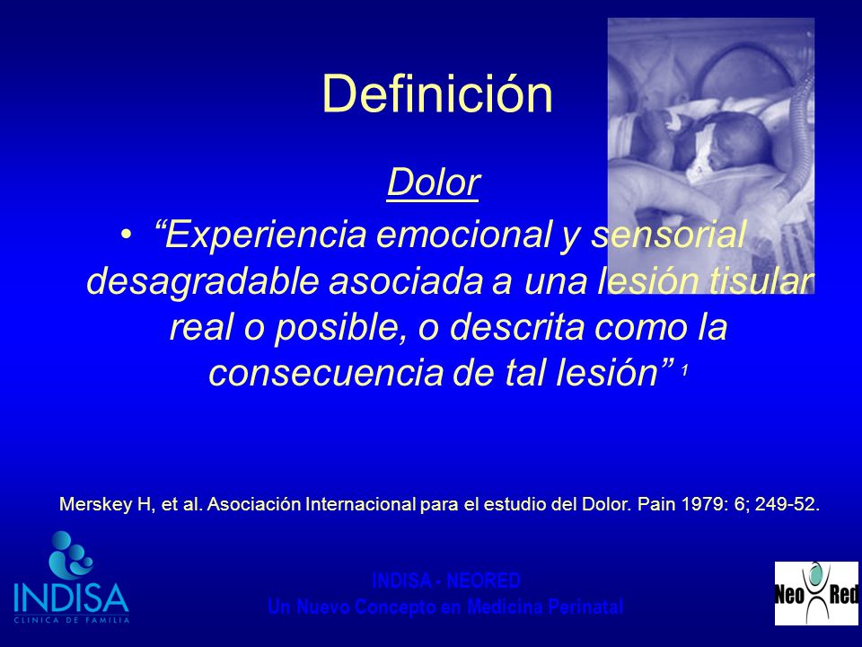 Definición Dolor.