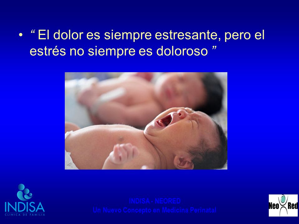 El dolor es siempre estresante, pero el estrés no siempre es doloroso