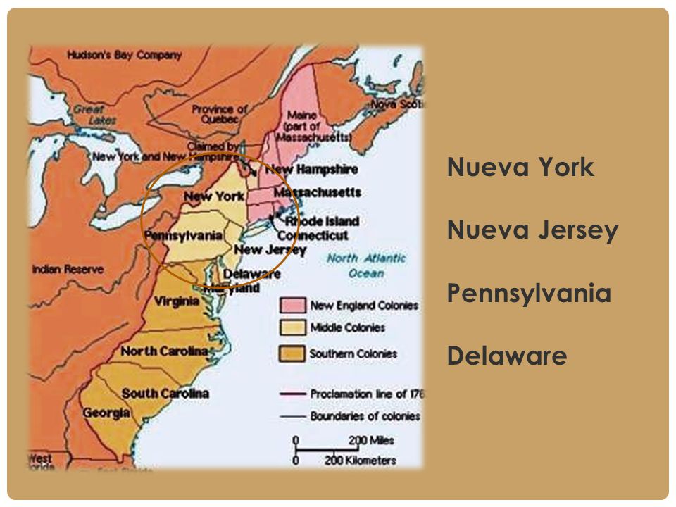 Nueva York Nueva Jersey Pennsylvania Delaware
