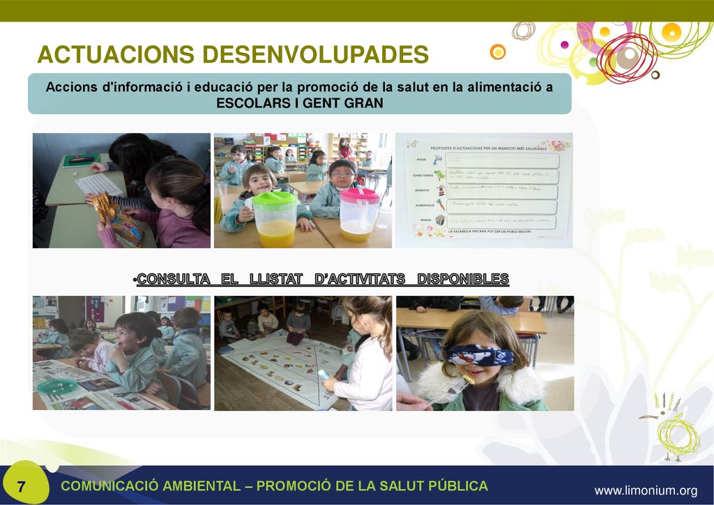 CONSULTA EL LLISTAT D’ACTIVITATS DISPONIBLES