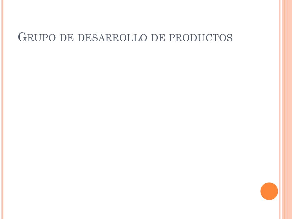 Grupo de desarrollo de productos