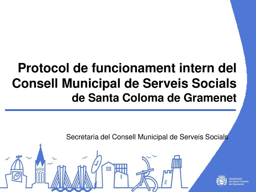 Protocol de funcionament intern del Consell Municipal de Serveis Socials de Santa Coloma de Gramenet