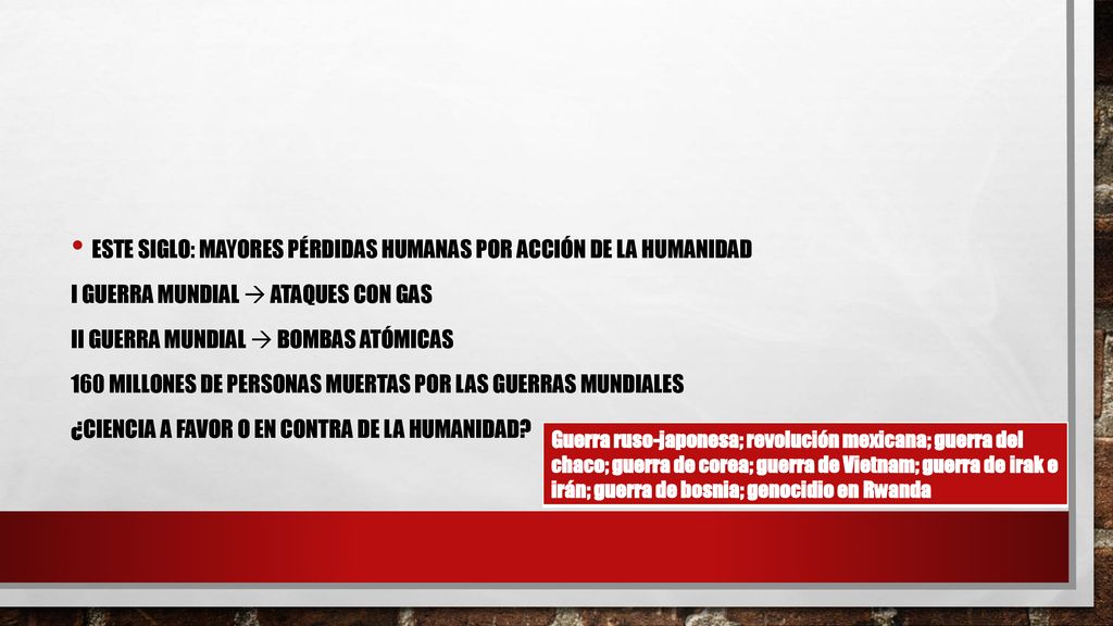 Este siglo: mayores pérdidas humanas por acción de la humanidad