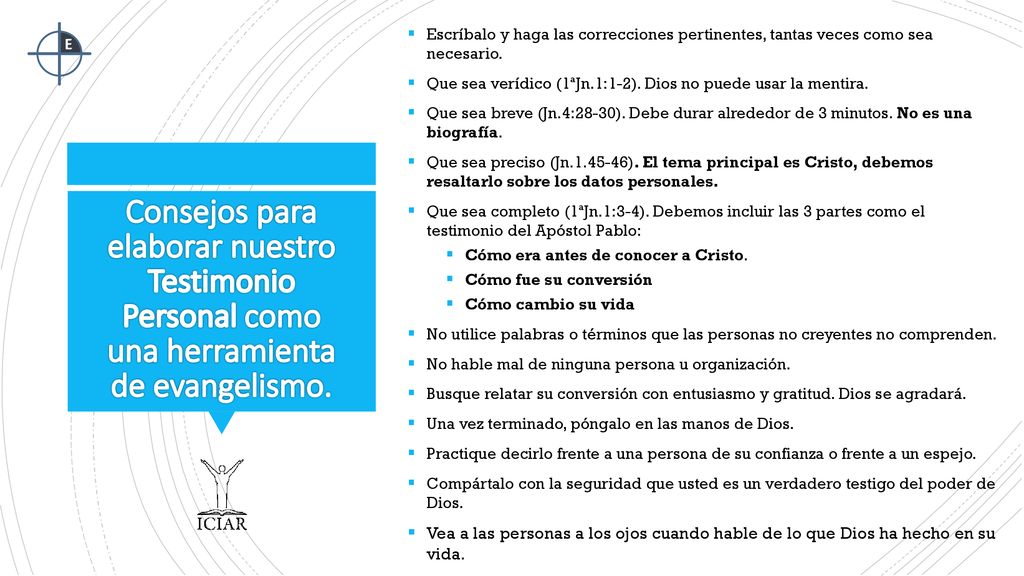 Escríbalo y haga las correcciones pertinentes, tantas veces como sea necesario.