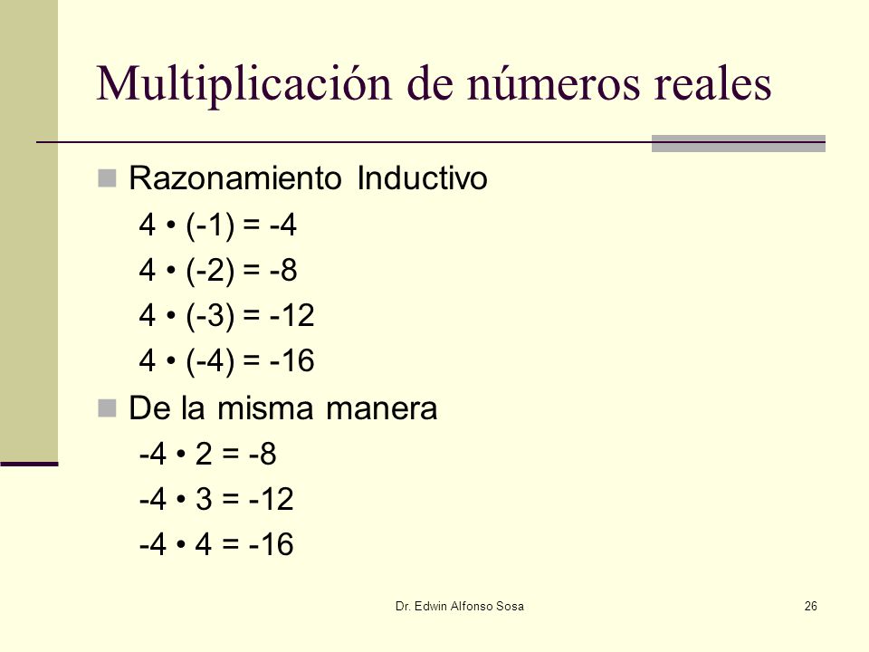 Multiplicación de números reales