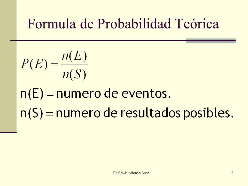 Formula de Probabilidad Teórica