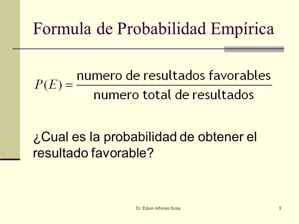 Formula de Probabilidad Empírica