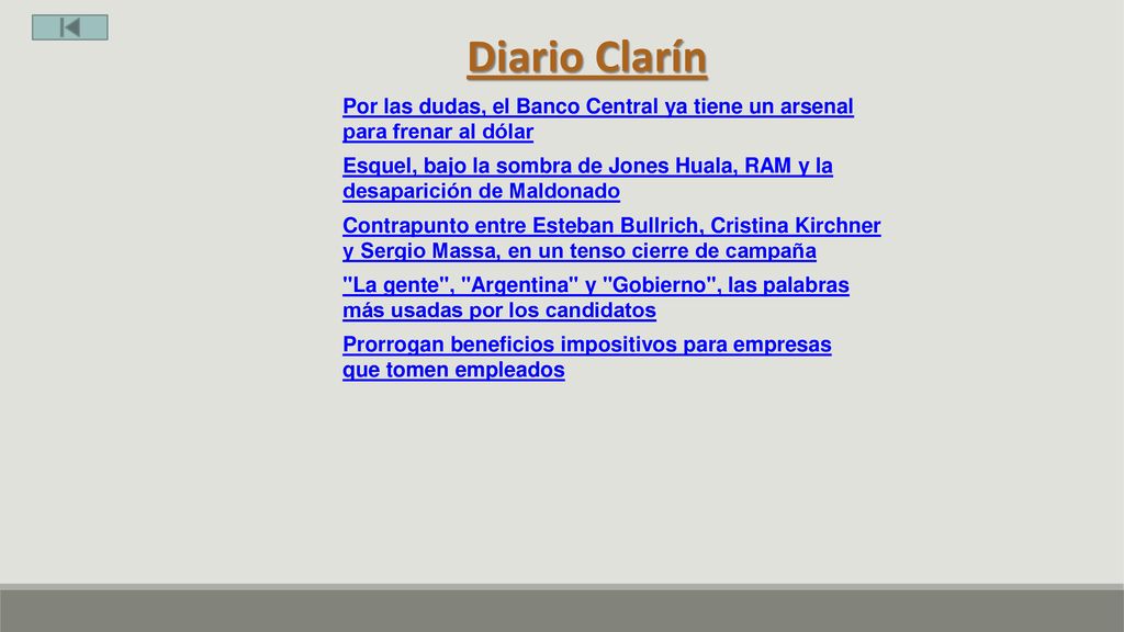 Diario Clarín Por las dudas, el Banco Central ya tiene un arsenal para frenar al dólar.