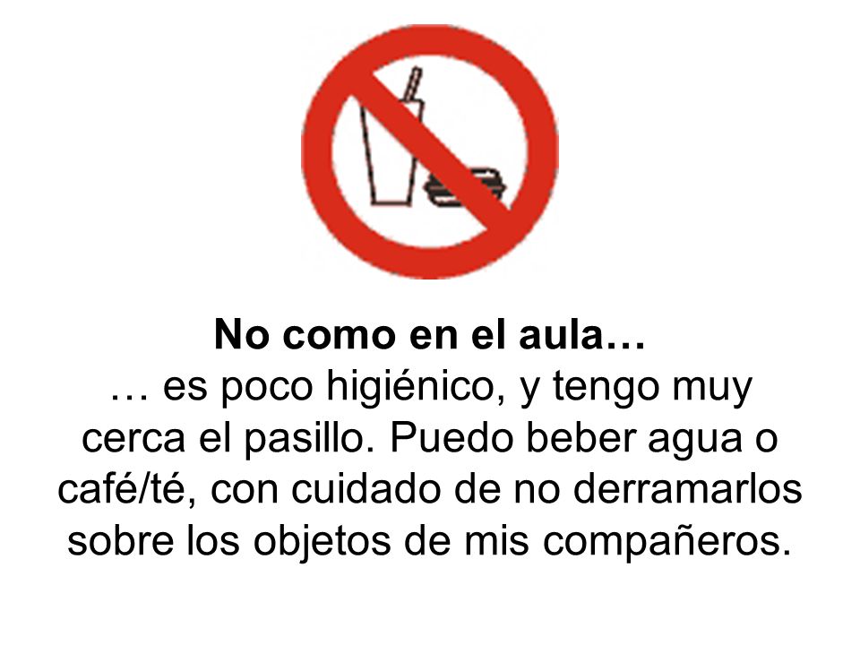 No como en el aula…