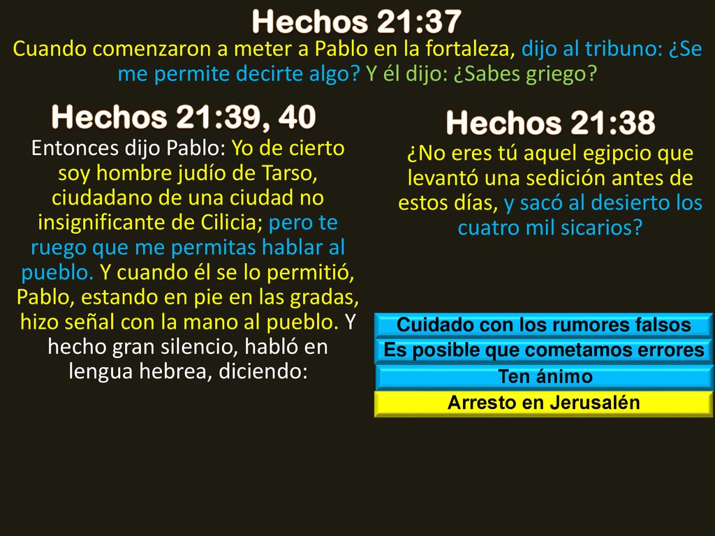 Cuidado con los rumores falsos Es posible que cometamos errores